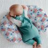 American Flag Baseball Baby Nursing Pillow Covers for Boy Girl 4th of July Baseballs Stars Nursery Pillowcase for Breastfeeding Pillows Patriotic Sports Soft Stretchy Slipcovers for Newborn Infant view 2