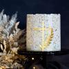 10pcs Shatterproof Gold Crossed Insert Doves Cake Toppers Decoration For Spiritual Occasion And Gatherings view 3