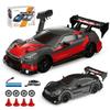 Actualia 1:24 Scale RC Drift Car with LED Lights, 4WD Electric Remote Control Racing Vehicle, 2.4GHz 30KM/H High Speed Mini Sport Drift Car for Adults & Hobbyists view 1