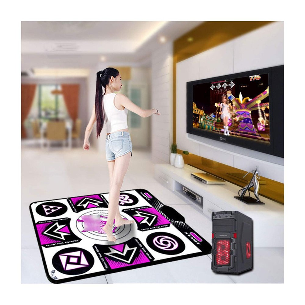 HYUWANGYU Step Dance mat Dancing Mat Computer TV Dual-use Single Cable Interface Fitness Yoga Game Running Home Dancing Machine Dancer Step Pads (Color : Style 2) (Style 3)