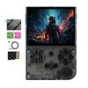 RG35XX 2024 Retro Gaming Consoles with 64GB Card rg35xx Handheld Game Console 3.5 inch IPS Screen Linux System Classic Emulator Hand Held Gaming Console Support HD TV Output Black view 1