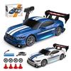 Actualia 1:24 Scale RC Drift Car with LED Lights, 4WD Electric Remote Control Racing Vehicle, 2.4GHz 30KM/H High Speed Mini Sport Drift Car for Adults & Hobbyists view 1