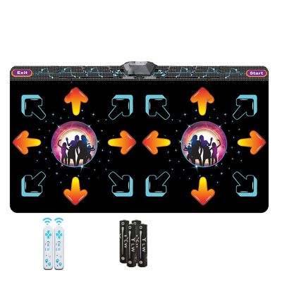 HYUWANGYU Somatosensory Dance Machine, Dancing Mat Computer TV Dual-use Interface Dancing Machine Home (Color : Wired) (Wired)