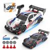 Actualia 1:24 Scale RC Drift Car with LED Lights, 4WD Electric Remote Control Racing Vehicle, 2.4GHz 30KM/H High Speed Mini Sport Drift Car for Adults & Hobbyists view 1