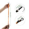 1/10 RC Crawler Kinetic Winch Strap, Escape Rope, Rescue Trailer Hook for 1/8 1/10 LCG Chassis Axial SCX10 I II Capra RR10 TRX4 Accessories Upgrade Parts (Black) view 2