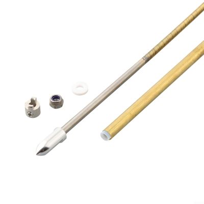 4Mm RC Boat Flexible Drive Shaft 350Mm Clockwise Propeller Flex Cable Set With Drive Dog Prop Nut For Remote Control Model Boats Parts Accessories(350mm-CCW)