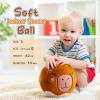 VangeBow Silent Indoor Soccer Balls for Toddlers 1-3, Inflatable Soft Plush Baby Toddler Soccer Ball Toys Gifts for 1 2 3 4 5 Year Old Boy Girl First Birthday Gift (Capybara, Pump Include) view 3