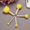 5pcs Sponge Foam Brush Set Wooden Handle Stamp Painting Tool for Kids Beginners view 3