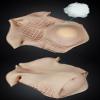 Silicone Beer Belly Suit, Silicone Artificial Fake Belly, Realistic Fat Suit Costume, Abdominal Muscle Simulation Skin Silicone Stronger Male Shaper for Cosplay Halloween Crossdressers () view 4