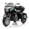 12V Electric Motorcycle for Kids Ages 3-8, 2 Seats Ride-On Motorbike with 3 Wheels, Bluetooth, USB, LED Light & Storage Box | Safe & Durable Kids Toy Vehicle (Black) view 1