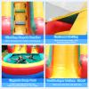 Giant Commercial Inflatable Grade Water Slide Swimming Pool, 100% PVC Big Waterslide with Blower, Airtight Water Pool, 21x9x12FT, Wet Dry Use, Summer Fun Colorful view 3