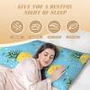 GVYGVY Body Pillow Cover with Zipper - Soft Cartoon Pineapple Print 20x54 Body Pillow Case Cover, Comfortable Long Pillowcase Removable view 3