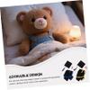 ifundom 2 Sets Graduation Outfit for Stuffed Animals Soft Costume with Bear Hat Collar Graduation Accessories for Celebrations and Decorations view 3