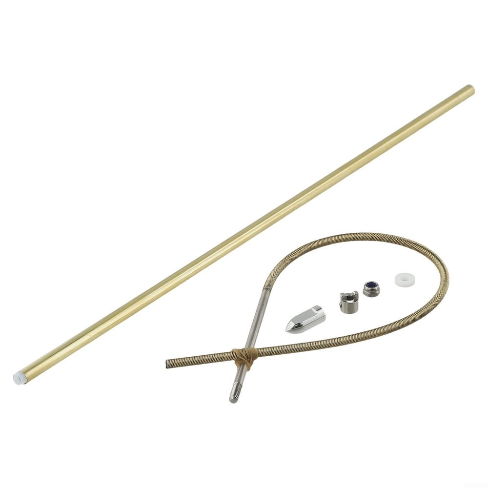 4Mm RC Boat Flexible Drive Shaft 350Mm Clockwise Propeller Flex Cable Set With Drive Dog Prop Nut For Remote Control Model Boats Parts Accessories(350mm-CW)
