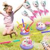 3 in 1 Unicorn Rocket Launcher, Ring Toss & Musical Jump, Outdoor Jumping Spinning Toy for Kids Ages 3-8, Indoor Active Play Set for Boys Girls, STEM Learning Birthday Gift for 3 4 5 6 7 8 Years Old view 1