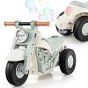 OLAKIDS Ride on Push Car, Foot-to-Floor Sliding Car for Toddlers Kids Motorcycle with Bubble Maker, Music, 3 Wheels Ride on Toys Gift for Boys Girls Aged 3-5 Years (Beige) view 1