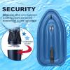 Motorized Inflatable Ride-On Watercraft,500w 10000mah Underwater Scooter Detachable,Water Adventure Kit-130min Runtime, 9km/H,Providing Thrilling Adventures for Explorers ,Blue view 4