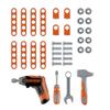 Smoby - Black+Decker - DIY Suitcase - Imitation Toy - 35 Accessories - Easy to Carry - From 3 Years - Made in France view 2