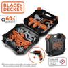 Smoby - Black+Decker - DIY Suitcase - Imitation Toy - 35 Accessories - Easy to Carry - From 3 Years - Made in France view 3