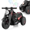 OLAKIDS Ride on Push Car, Foot-to-Floor Sliding Car for Toddlers Kids Motorcycle with Bubble Maker, Music, 3 Wheels Ride on Toys Gift for Boys Girls Aged 3-5 Years (Black) view 1