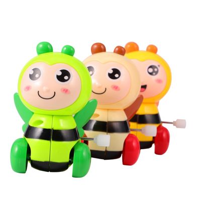 Garneck 3PCS Wind Up Cartoon Design Clockwork for Birthday Easter Baskets and Parties Adorable and Safe Playtime Random Color