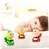 Garneck 3PCS Wind Up Cartoon Design Clockwork for Birthday Easter Baskets and Parties Adorable and Safe Playtime Random Color view 3