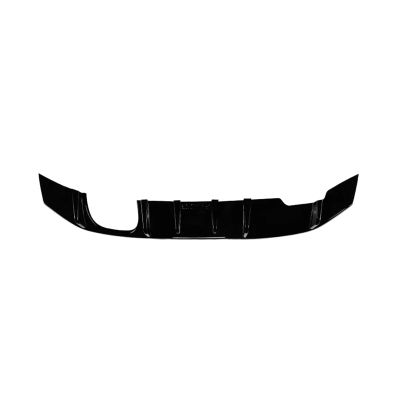 Rear Bumper Diffuser Lip Spoiler Splitter Protector Compatible With Fiesta ST MK7 2012-2017 Decoration Guard(Glossy black)