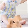 BESPORTBLE Wooden Grasping Push Car for Creative Inertial Trolley with Wheels Lightweight Walker for Fine Motor Skills and Hand Eye Coordination Development view 3