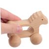 BESPORTBLE Wooden Grasping Push Car for Creative Inertial Trolley with Wheels Lightweight Walker for Fine Motor Skills and Hand Eye Coordination Development view 4
