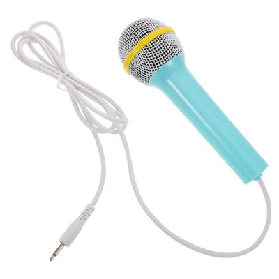 ifundom Toy Microphone: 3.5mm Jack Kids Karaoke Mic - High Sensitivity Amplifying Microphone for Singing Early Education Birthday Party Prop