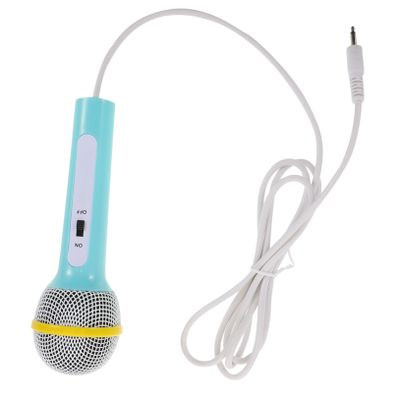 VANZACK Toddler Microphone: 3.5mm Jack Amplifying Microphone - Kids Karaoke Mic Toy for Singing Pretend Play Early Education and Party Prop