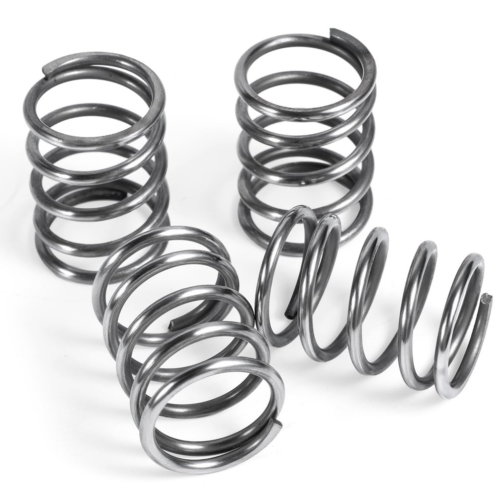 4pcs Remote Control Car Springs, Dark Grey Metal Spring Remote Control Car Replacement Parts Suitable for Arrma Limitless Infraction