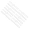 Abaodam 20 pcs Blank DIY Slap Bracelets for Kids and Adults White Snap Wristbands for Crafting Fun Party Accessories for Birthday and Classroom Activities view 1