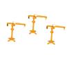 OUNONA 3pcs Rotatable Slewing Crane Model Realistic Plastic Construction Cranes for Birthday Develops Intelligence and Parent Interaction view 1