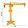 OUNONA 3pcs Rotatable Slewing Crane Model Realistic Plastic Construction Cranes for Birthday Develops Intelligence and Parent Interaction view 2