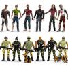 Baimiby Toys for Boy, Army Men Action Figures, 14 PCS Military Playset Include Army Men Set with Weapon Accessories, Zombie Figure Toys, 2 Police Dog Figures, Boys Toy for Kids Boys 4-7 view 1