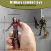 Baimiby Toys for Boy, Army Men Action Figures, 14 PCS Military Playset Include Army Men Set with Weapon Accessories, Zombie Figure Toys, 2 Police Dog Figures, Boys Toy for Kids Boys 4-7 view 3