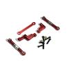 Compatible with 16207 16208 16209 16210 H16 H16BM 1/16 RC Car Metal Parts Steering Tie Rod Assembly(Red) view 2