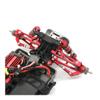 Compatible with 16207 16208 16209 16210 H16 H16BM 1/16 RC Car Metal Parts Steering Tie Rod Assembly(Red) view 3