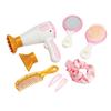 Smoby Disney Princess Hair Styling Set - Toy Hairdressing Salon with Hair Dryer, Mirror & Brush - Role Play with Light & Sound for Children from 3 Years view 1