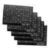 BESPORTBLE 5pcs 1000 Money Saving Challenge Sheets Savings Track Charts Digital Number Charts for Wooden Box Piggy Bank Cash Box Supplies Black view 1