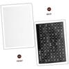 BESPORTBLE 5pcs 1000 Money Saving Challenge Sheets Savings Track Charts Digital Number Charts for Wooden Box Piggy Bank Cash Box Supplies Black view 3