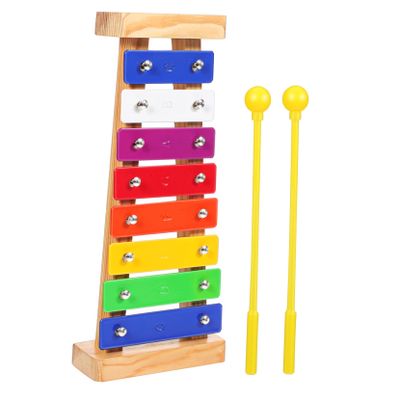 BESPORTBLE 1 Set Colorful Xylophone for Montessori Musical Instrument with Mallets Develops Musical Sensitivity Friendly Design Lasting Construction for Early Learning Activities