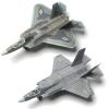 OTONOPI Fighter Jet Toys, 2 Pack Building Block Set, Fighter Jet Quick Build Model Kit F35 & F22 Millitary Airplane, Assembly Aircraft Model with Display Stand, Military Plane Warplane Toy for Kids view 1