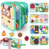 Cobelae Busy Book for Toddlers 1-3, Felt Busy Board for 1 Year Old, Montessori Quiet Book, Toddler Sensory Learning Activity Book, Travel Toys Gifts for Baby Age 1+ view 1