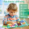 Cobelae Busy Book for Toddlers 1-3, Felt Busy Board for 1 Year Old, Montessori Quiet Book, Toddler Sensory Learning Activity Book, Travel Toys Gifts for Baby Age 1+ view 2