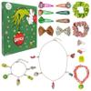 Dr. Seuss Grinch Advent Calendar 24 Days -Includes Kids Jewelry Set & Hair Clips for Girls - Holiday Accessory Surprise for Teen Girl - Fun Christmas Countdown view 1