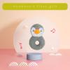 Doindute Baby Penguin Soft Rattle Toy, Plush Penguin Infant Shaker Rattle Easy-Grasp Stuffed Animal Toy, Gifts for Newborns Babies Toddlers Boys Girls, Gray, 5.5 Inches view 3
