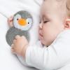 Doindute Baby Penguin Soft Rattle Toy, Plush Penguin Infant Shaker Rattle Easy-Grasp Stuffed Animal Toy, Gifts for Newborns Babies Toddlers Boys Girls, Gray, 5.5 Inches view 4