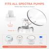 13mm Flange and Duckbill Valve for S1/S2/9+, Flange Inserts for Spectra Replacement Pump Parts (2-Pack) - Not Original Spectra Accessories view 2